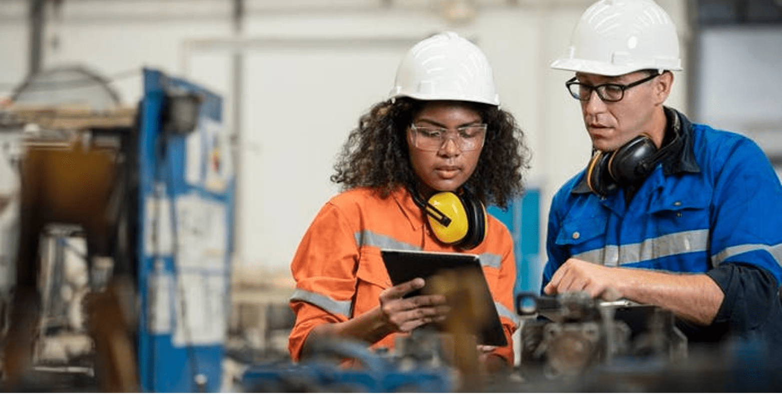 Workers Discussing Project 