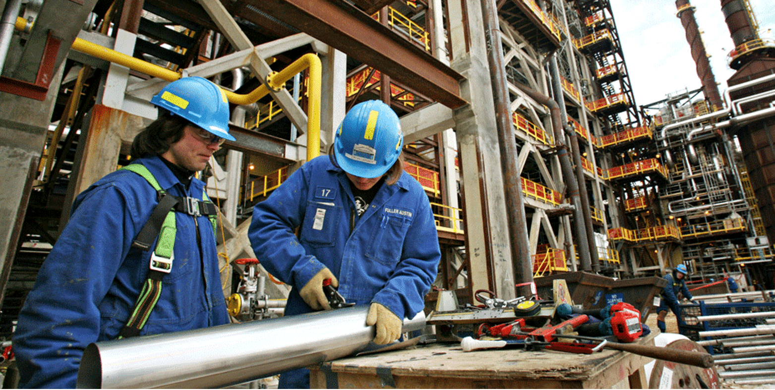 Skilled Trades Workers at Task